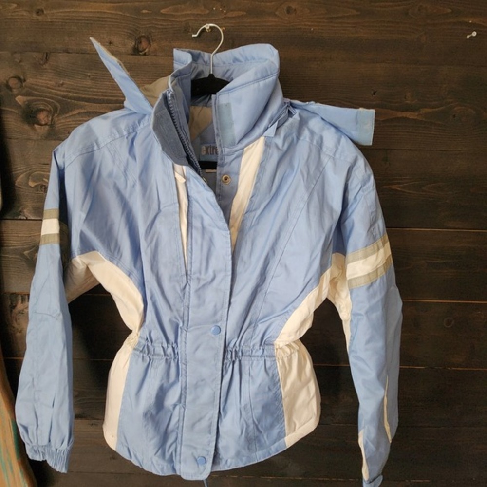 extreme Kids Youth Size 14/16‎ Blue Ski Snowboard Jacket Winter Coat Hooded